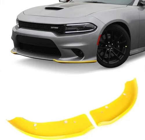 Vista 8 de Protector divisor de labios para parachoques delantero de reemplazo para Dodge Charger Scat Pack/SRT modelos 2015-2024 2025 y GT/RT/SCAT modelos