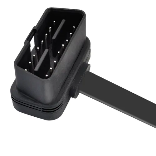 Vista 6 de 1.5M 5ft OBD2 OBDII 16 Pin macho a DB9 Serial RS232 Puerto hembra OBD Cable Adaptador de cable de extensión de diagnóstico Conector con interruptor