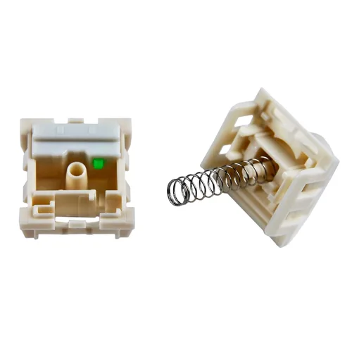 Vista 2 de YMDK Novelkeys Box Cream Pro V2 CPG1511F01S138 Kailh Interruptor de teclado mecánico lineal 1.94 oz 5 pines POM Material MX interruptores