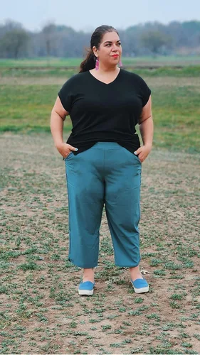 Vista 9 de RBX Active - Pantalones de tejido elástico para mujer, de ajuste relajado, ligeros, de secado rápido, con bolsillos