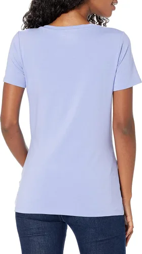 Vista 3 de Tienda Essentials Women's Classic-Fit Short-Sleeve V-Neck T-Shirt, (Available in Plus Size), Multipacks