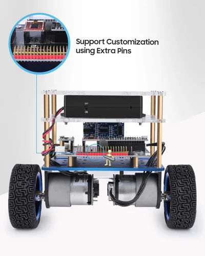 Vista 5 de Kit de Robot Auto-Equilibrante Tumbller ELEGOO para Robótica Arduino para Niños de 8-12 12-14 años Regalos para Niños de 8 9 10 11 12 13 14 15 16