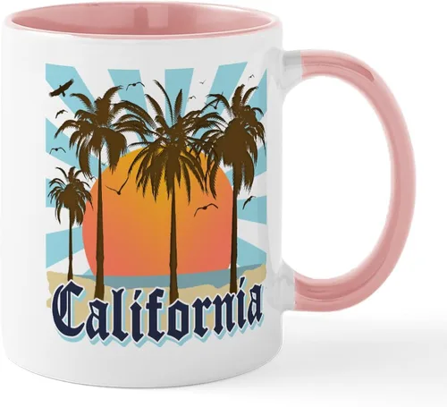 Vista 62 de CafePress Taza de café de cerámica de 11 oz (11.0 fl oz) de San Francisco Blanco - Taza San Francisco