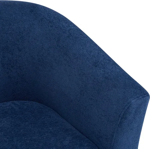 Vista 11 de Christopher Knight Home Coles Silla giratoria de terciopelo de 360°, silla giratoria de barril para sala de estar con marco de hierro, silla de club