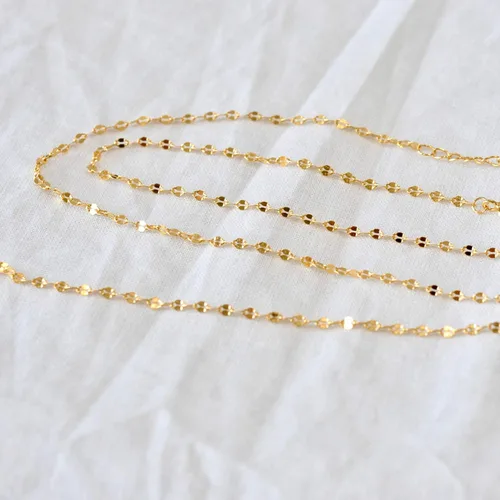 Vista 7 de Long Y Shape Lariat Necklace with Gold Finish