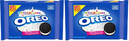 Vista 40 de OREO Galletas de sándwich de chocolate con crema sabor a chips de Java tamaño familiar, 17 onzas