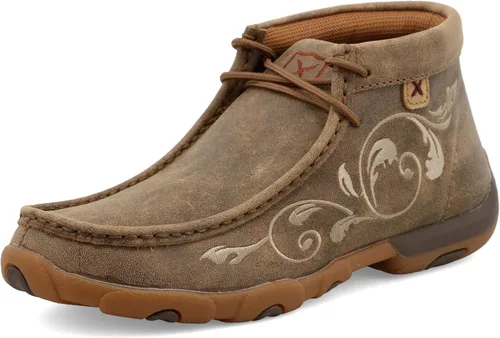 Vista 12 de Twisted X Botas tipo mocasín Chukka para mujer Bombardeo