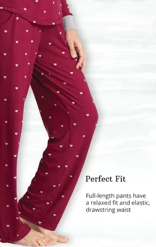 Vista 5 de Addison Meadow - Pijamas para Mujer, conjunto de pijama de Whisper Knit