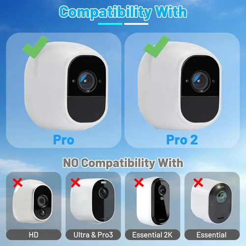 Vista 4 de iTODOS El panel solar funciona para Arlo Pro y Arlo Pro 2, cable de carga de alimentación al aire libre de 11.8 pies y montaje ajustable,