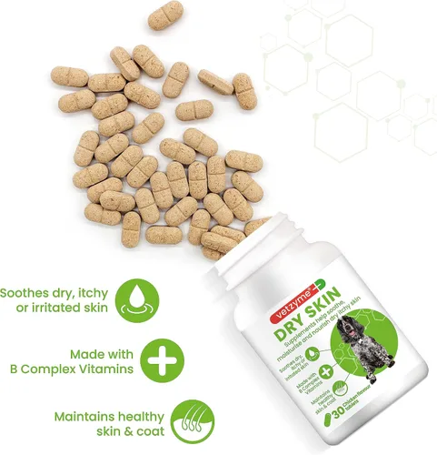 Vista 3 de Vetzyme Piel seca de perro con onagra