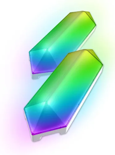 Vista 4 de Monster MLB71039RGB dígito Add-On Pack0150; Paneles de arte LED 3D modulares inteligentes, multicolor
