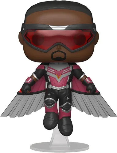 Vista 6 de Funko Pop! Marvel: El Halcón y el Soldado de Invierno - Figura de vinilo de Falcon (Flying) (incluye funda protectora de caja de pop)