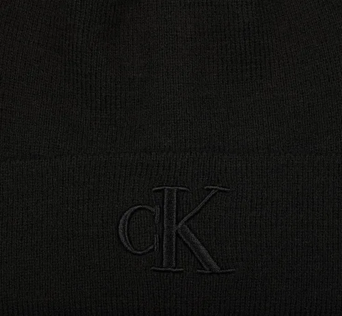 Vista 4 de Calvin Klein Sombrero de puño con monograma Ck bordado en 3D para hombre