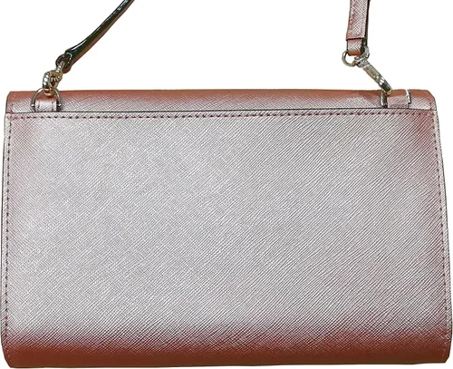 Vista 2 de Kate Spade Laurel Way Winni Saffiano Cartera de embrague de cuero WLRU2667 rosa dorado, Oro Rosa