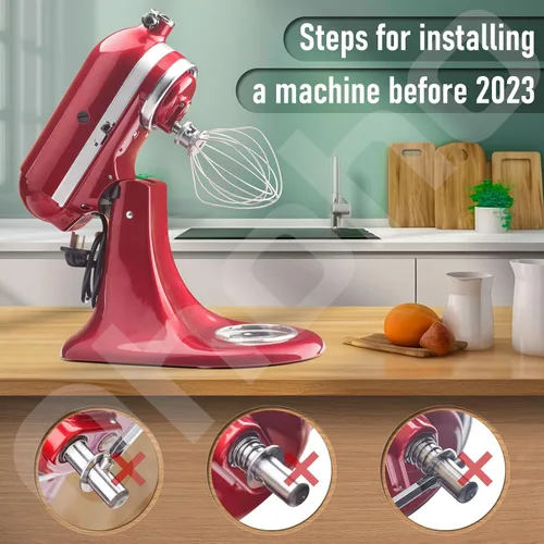 Vista 7 de Resorte y arandela de acero inoxidable 304 para mezcladores Kitchenaid de 3.5 cuartos a 7 cuartos de galón (excluidos los modelos mini). Protege
