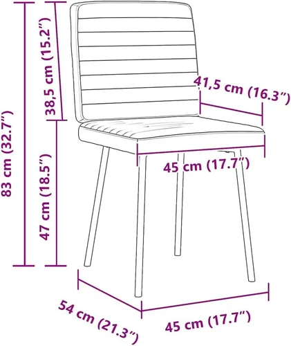 Vista 2 de Black Velvet Dining Chair Set of 2, Modern Kitchen Chairs for Dining Table, Comfortable Living Room Seating, Plywood Frame