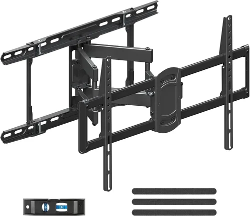 Vista 13 de Mounting Dream Soporte giratorio e inclinable para TV con certificación UL para la mayoría de televisores de 13 a 42 pulgadas, soporte de pared