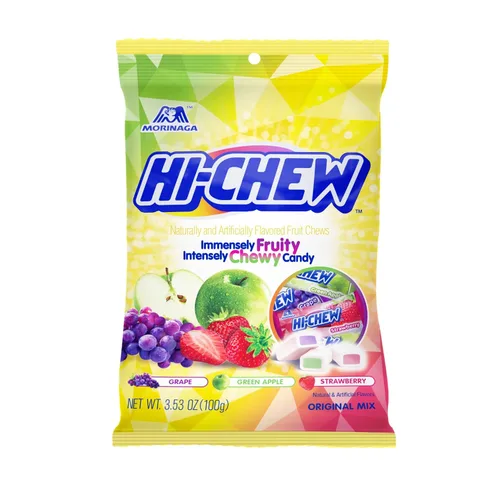 Vista 24 de HI-CHEW Mezcla Superfruit, 3.17 oz, 6 piezas, sin gluten, elaborada con sabores de frutas naturales y artificiales
