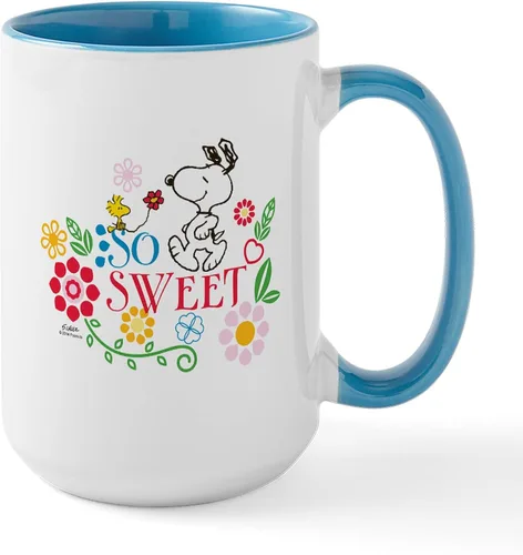 Vista 166 de CafePress SNOOPY Joe Cool - Taza de café de cerámica (15.0 fl oz)