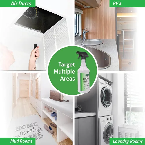 Vista 9 de SC-3200 Ambientador en aerosol fresco para conductos, desodorante, removedor profesional de olores HVAC para casa, automoción, 32 onzas líquidas