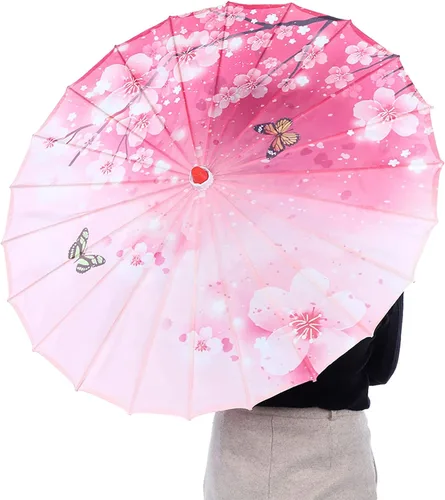 Vista 3 de Fydun Women Umbrella Winroof e Al Dance Umbrella() Home Decor