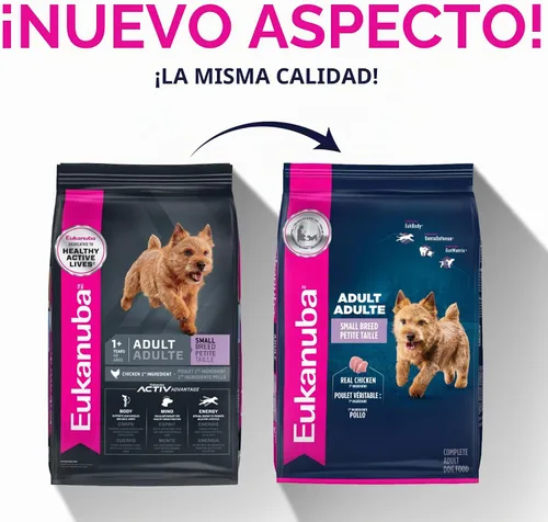 Vista 4 de Eukanuba Alimento seco para perros adultos de raza pequeña, bolsa de 15 libras
