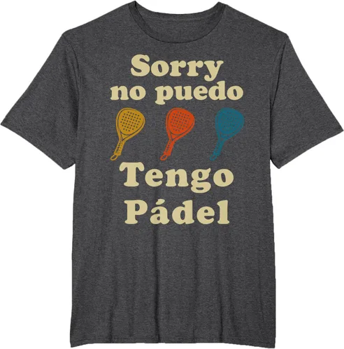 Vista 24 de Funny I Have Padel Player Sport en Español Camiseta Hombre