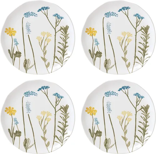 Vista 19 de Lenox Wildflowers - Juego de vajilla de cerámica de 12 piezas para 4
