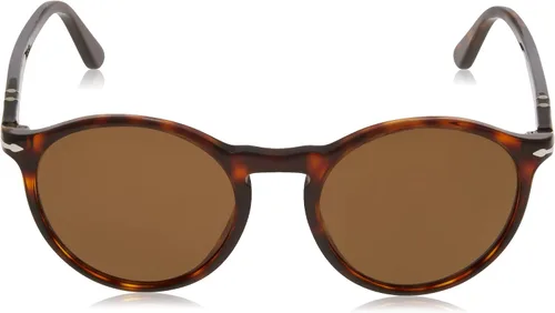 Vista 2 de Persol PO3285S - Gafas de sol redondas, NegroVerde