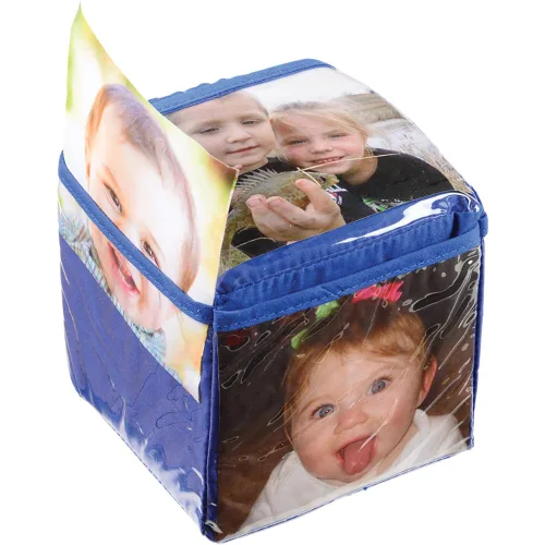 Vista 4 de Constructive Playthings - Juguetes apilables personalizables con bolsillos transparentes para niños de 12 meses+, bloques de construcción de espuma