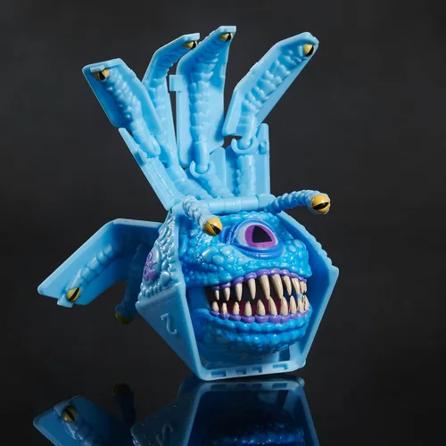 Vista 5 de Dungeons & Dragons Dicelings Azul Beholder Figuras de Acción Transformables de Dados Gigantes d20 de Monstruos Coleccionables para Juegos de Rol