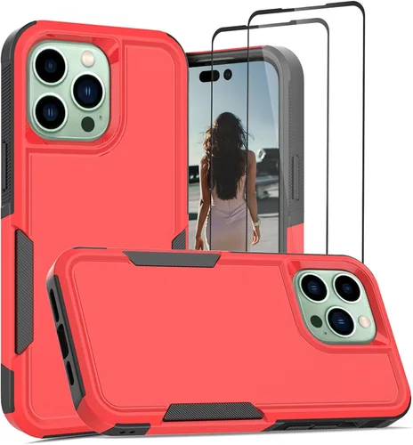 Vista 337 de Jeylly Funda para iPhone SE/Funda para iPhone 5S, Exterior de Plástico Duro que Absorbe Golpes + Interior de Silicona de Goma Defensor contra
