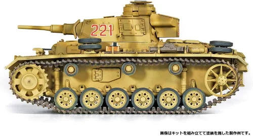 Vista 5 de Academy 1/35 Alemán Panzer III AUSF.J Norte de África # 13531 Kits de modelo Hobby