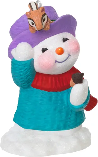 Vista 8 de Hallmark Keepsake Adorno de Navidad 2023, Snow Buddies 2023, regalos de muñeco de nieve