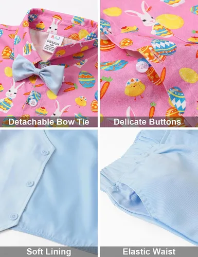 Vista 123 de A&J DESIGN Conjunto de traje de caballero para niños pequeños, 3 piezas, camisas, chaleco y pantalones
