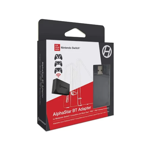 Vista 2 de Hyperkin "Alphastar" Adapter for Nintendo Switch Compatible with Xbox OnePS4 Wireless Controllers - Nintendo Switch