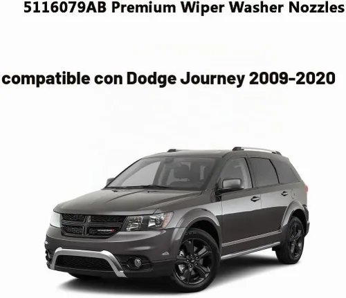 Vista 3 de 5116079AB - Boquillas de limpiaparabrisas prémium aptas para Dodge Journey 2009-2020, Avenger 08-11 para Chrysler PT Cruiser 01-10, 200/Sebring