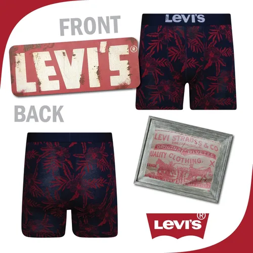 Vista 2 de Levi's Mens Boxer Briefs Breathable Stretch Underwear 4 Pack
