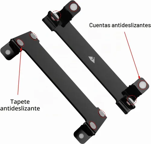Vista 6 de Soporte de escritorio para JBL Flip 7/FLip 5/Flip 6, soporte de acrílico para altavoces cilíndricos (negro)