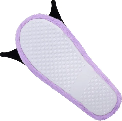 Vista 2 de Roffatide Anime Slippers Plush Slippers Furry Indoor Slide Slipper Bedroom Shoes House floor Slipper for Women girls