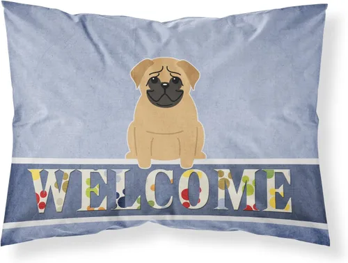 Vista 188 de Caroline's Treasures BB2515PILLOWCASE Between Friends Appenzeller Sennenhund - Funda de almohada de tela estándar, ligera, súper suave, fácil