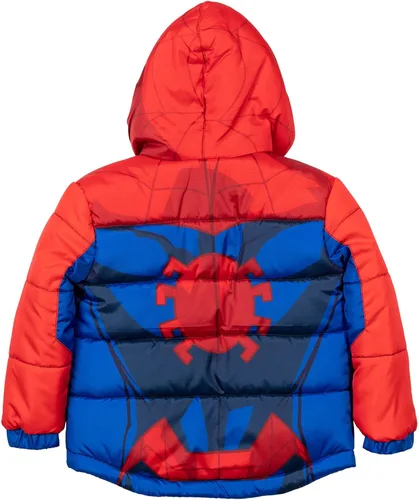 Vista 8 de Marvel Avengers Spider-Man Hulk Black Panther Captain America - Abrigo de invierno con cremallera para niños pequeños a grandes