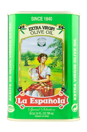 Vista 4 de LA ESPAÑOLA Aceite de oliva virgen extra prensado en frío, 24 onzas