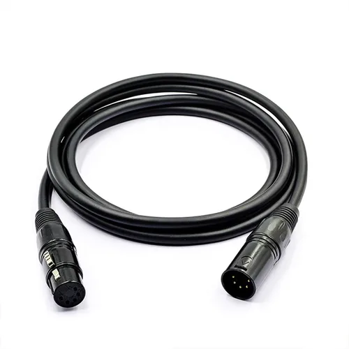 Vista 7 de HOSONGIN Adaptador de cable XLR DMX de 5 pines, 5 pies