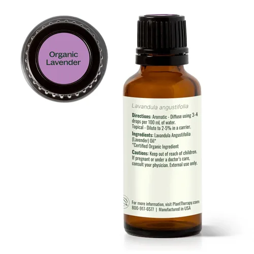 Vista 8 de Plant Therapy Aceite esencial de lavanda orgánica 100% puro, certificado por USDA, orgánico, sin diluir, aromaterapia natural para difusión y uso