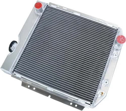 Vista 5 de Radiador Mustang CU259 1966 compatible con radiador Ford Falcon/Ranchero 1960-1965, radiador Mustang 1965-1966, radiadores Mercury Comet 63-66, V8