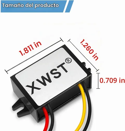 Vista 3 de DC 8-85V a 5V Convertidor USB 12V 24V 36V 48V 60V 72V a 5V 3A 15W con doble salida USB adaptador de corriente convertidor regulador de voltaje