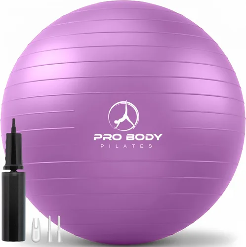 Vista 14 de ProBody Pilates Pelota de Ejercicio - Bola de Balance de Varios Tamaños de Grado de Gimnasio para Fitness, Yoga, Entrenamiento, Embarazo y Terapia