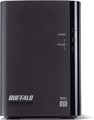 Vista 5 de BUFFALO DriveStation Duo 2-Bay 8TB (2x4TB) Disco duro externo de escritorio TAA USB 3.2
