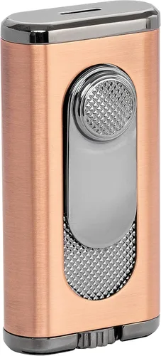Vista 9 de Xikar Verano - Encendedor plano de llama, caja de regalo, elegante construcción de metal, color negro